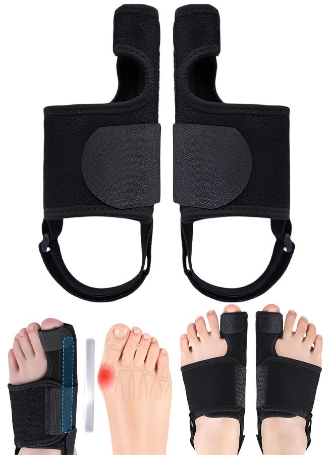 مصحح الورم للنساء عند إصبع القدم الكبير والرجال، دعامة للورم للنساء والرجال، جبائر مريحة للورم داعمة لتخفيف آلام إصبع القدم الكبير، جبيرة إبهام القدم لفرد أصابع القدم - Image 1